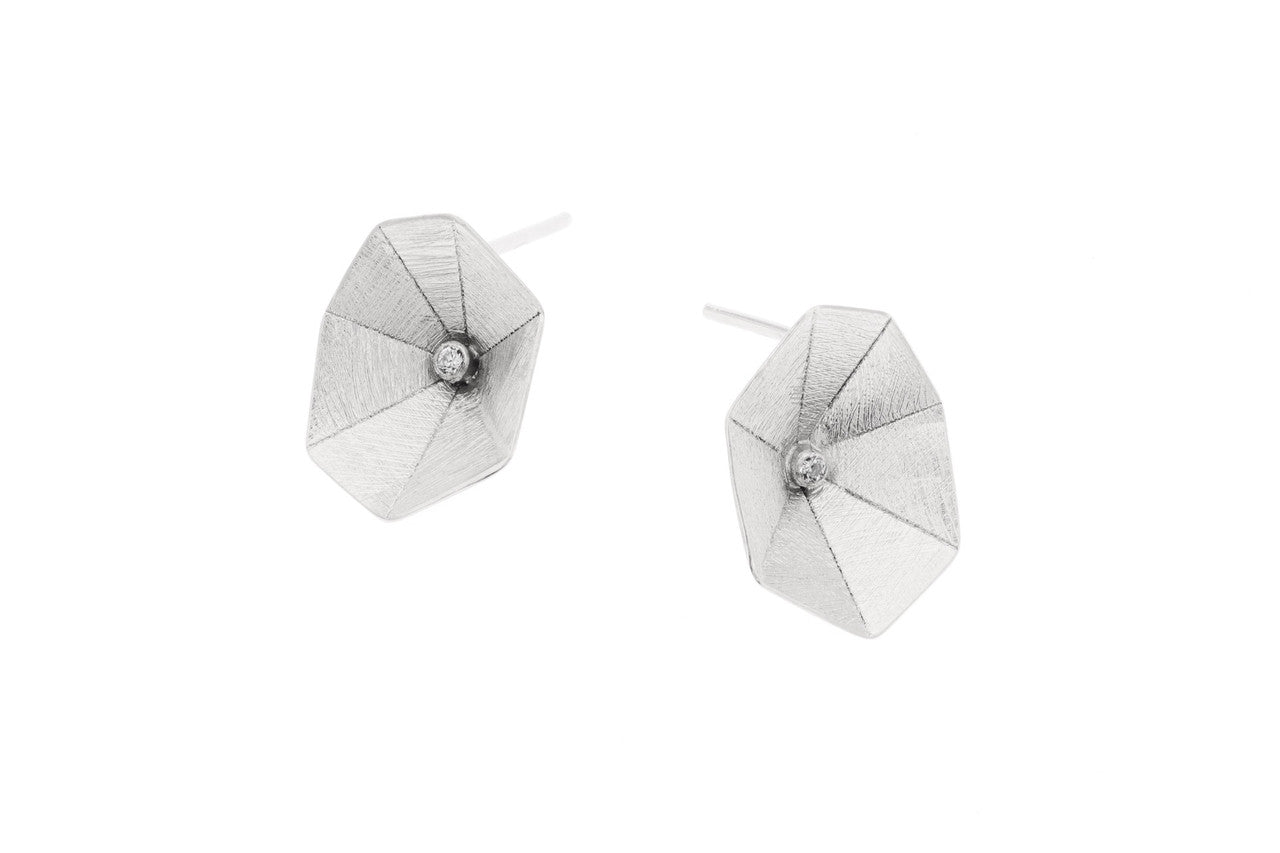 Deco_Echo_Poland_earrings_studs_sterling_silver_geometric_open_flowers_handmade_jewellery