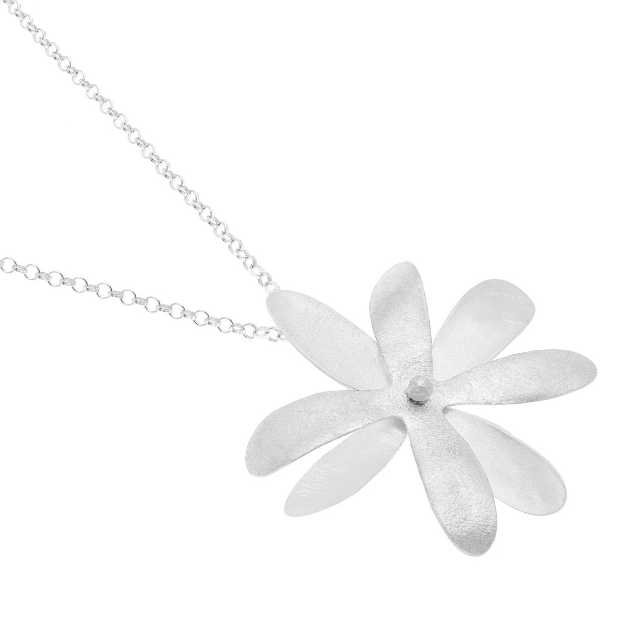 Snowdrop Silver Pendant