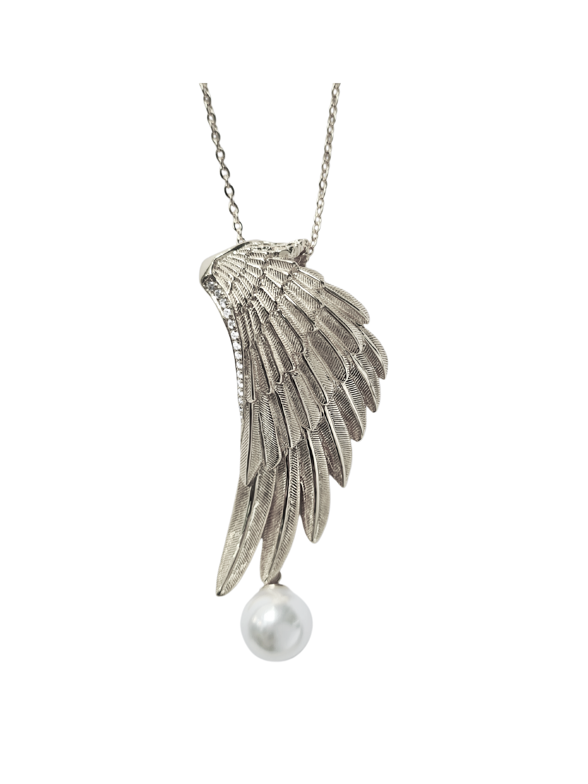 Alata Large Feather Necklace