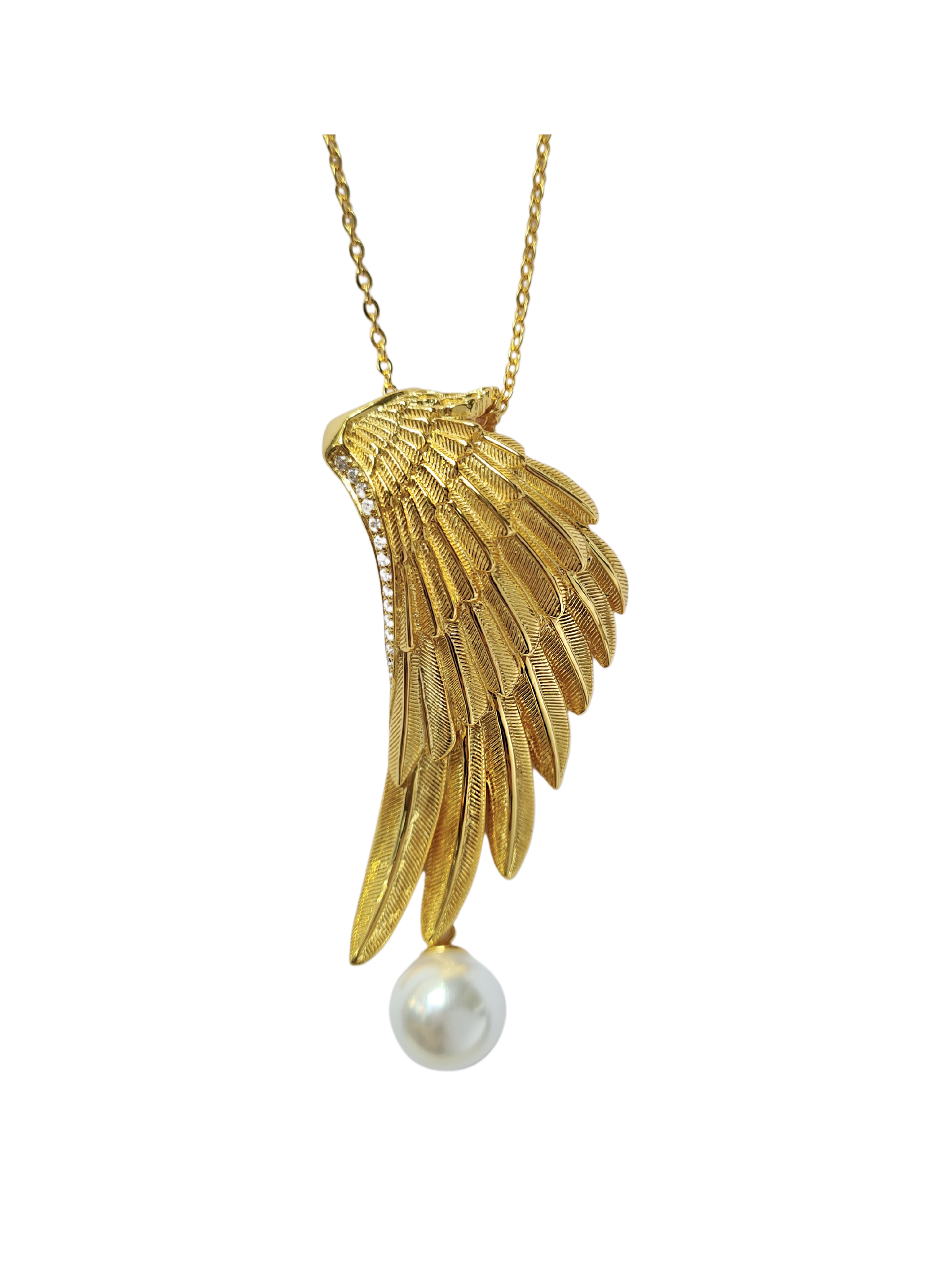 Alata Large Feather Necklace