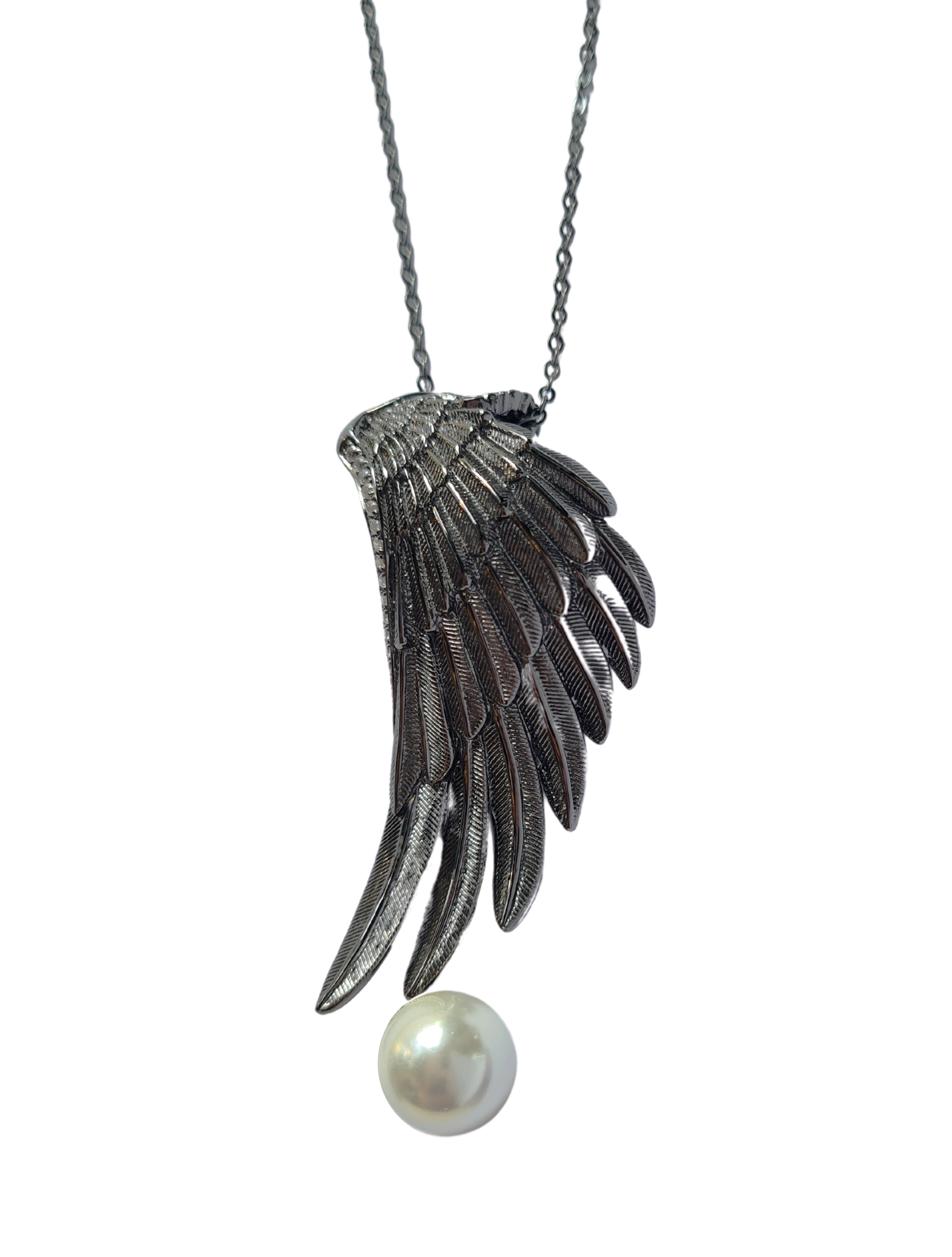 Alata Large Feather Necklace