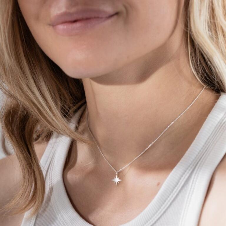 Silver Stella Star Necklace