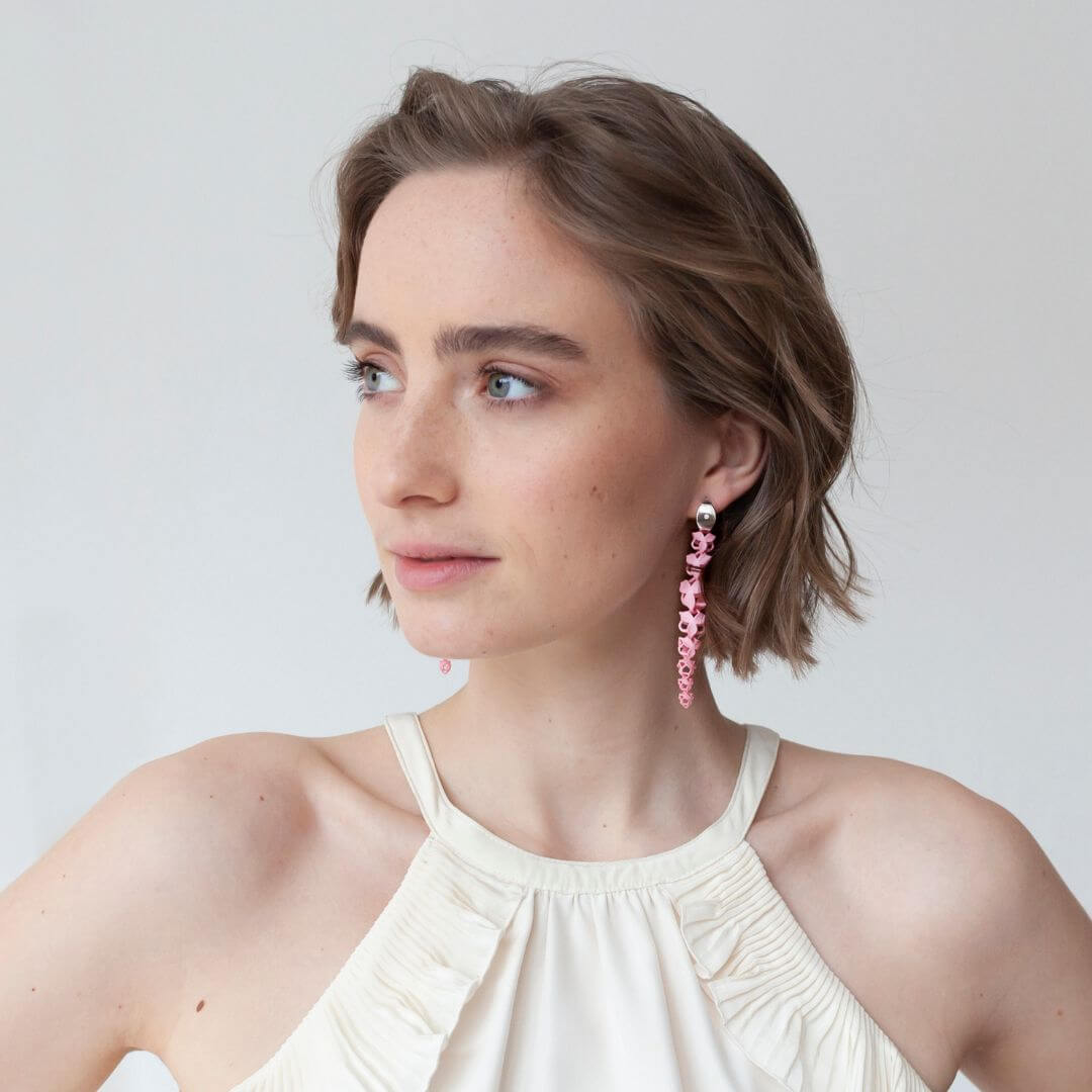 Long Blossom Earrings