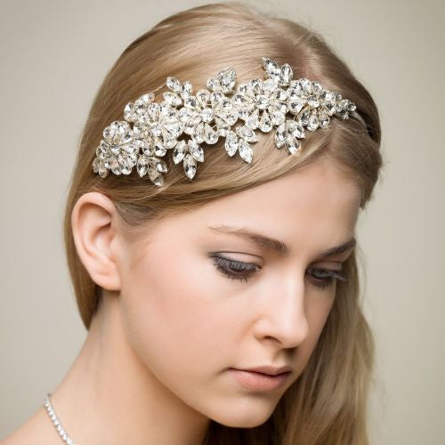 'Prudence' Treasure Diamanté Side Tiara