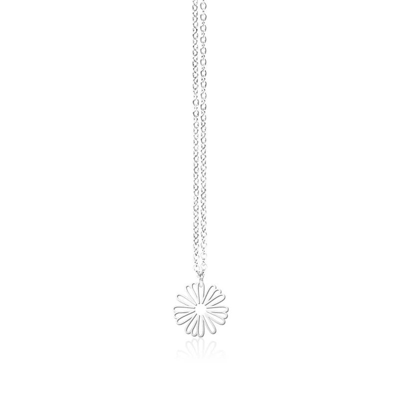 Daisy Pendant - Silver