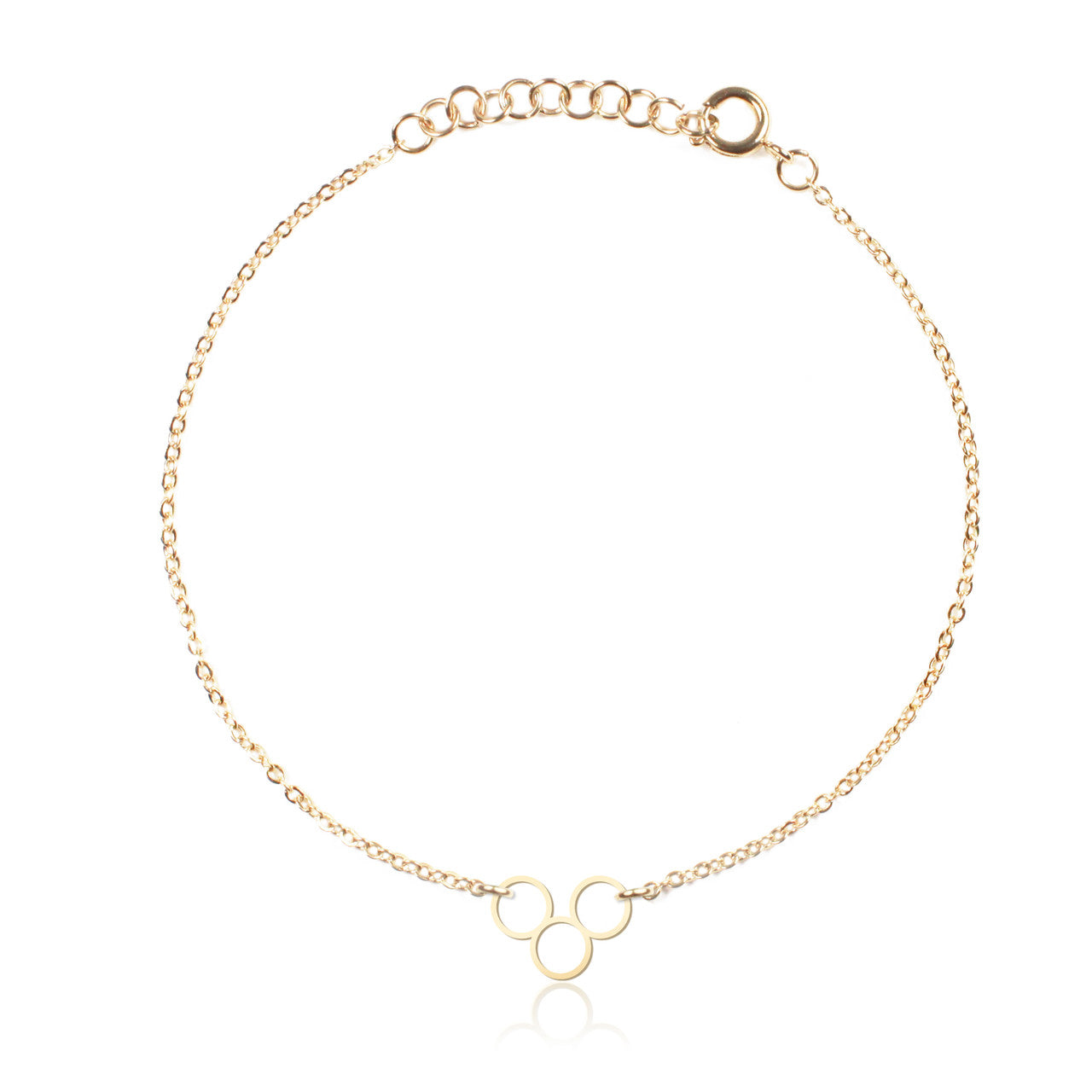 Moorigin_laser_cut_jewellery_lightweight_gold_plated_stainless_steel_bracelet_delicate_argyle_apple_circles