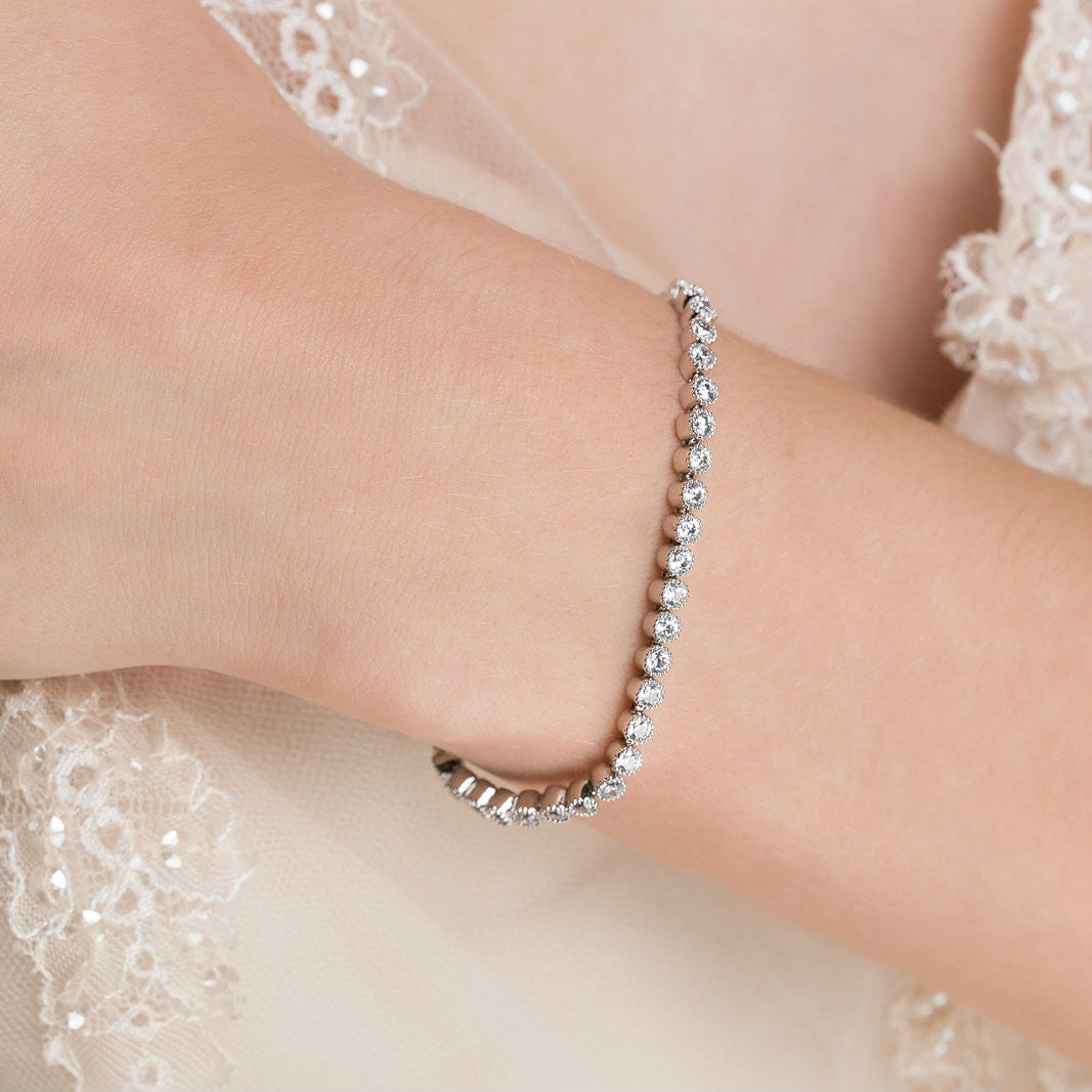 barbara-slim-diamante-tennis-bracelet-wedding-bridal-bride-evening-black-tiE