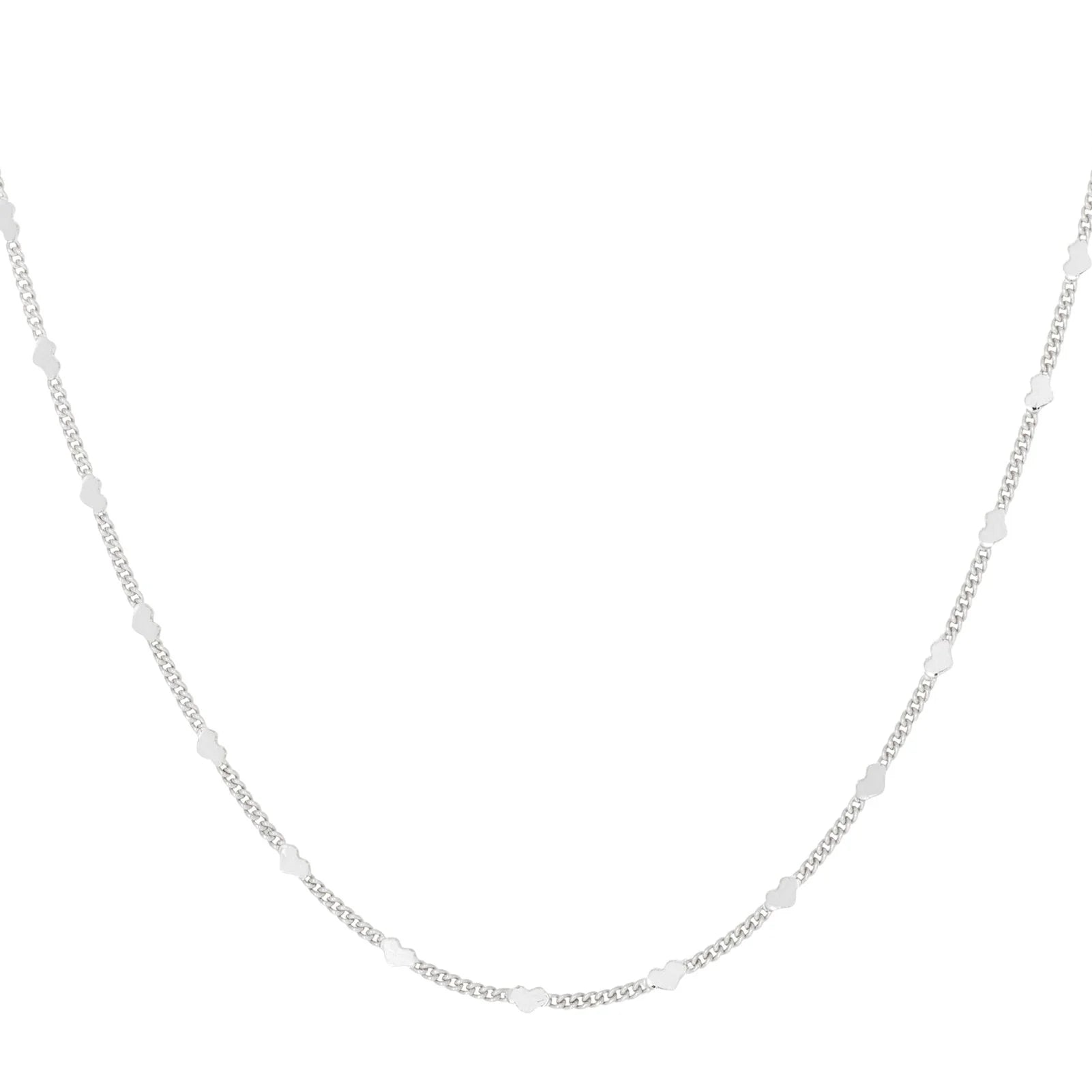 Heart Dainty Chain Silver