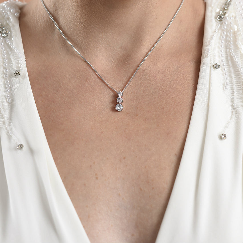 Gail Circular Diamante Necklace 