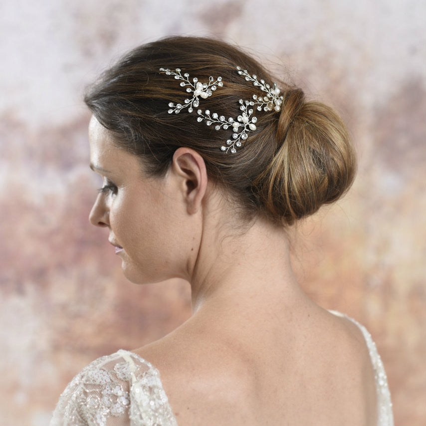 Ester Classic Statement Bridal Hair Pins (Set of 3)