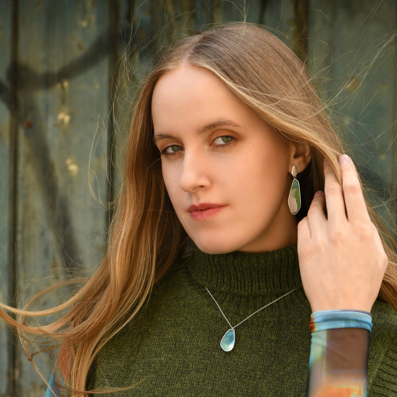 Holly_Suzanna_Clifford_handmade_jewellery_statement_earrings_sterling_silver_eco_resin_paint_hand_painted_Sheffield