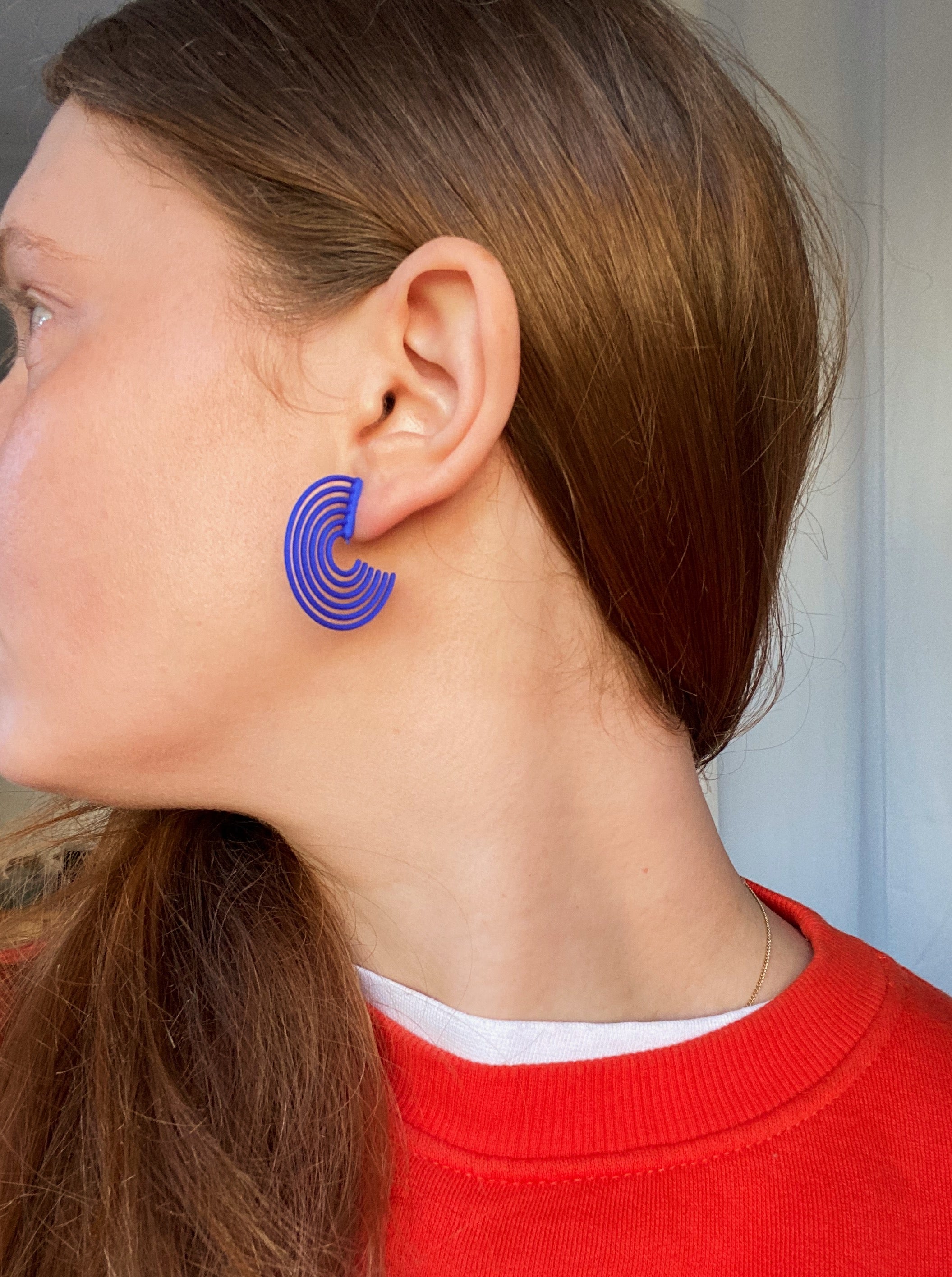 Flat Brushstroke Earrings