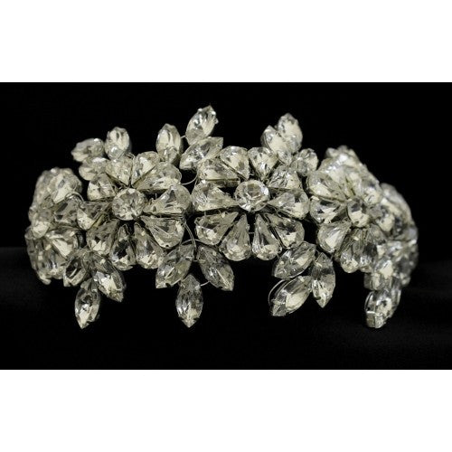 'Prudence' Treasure Diamanté Side Tiara