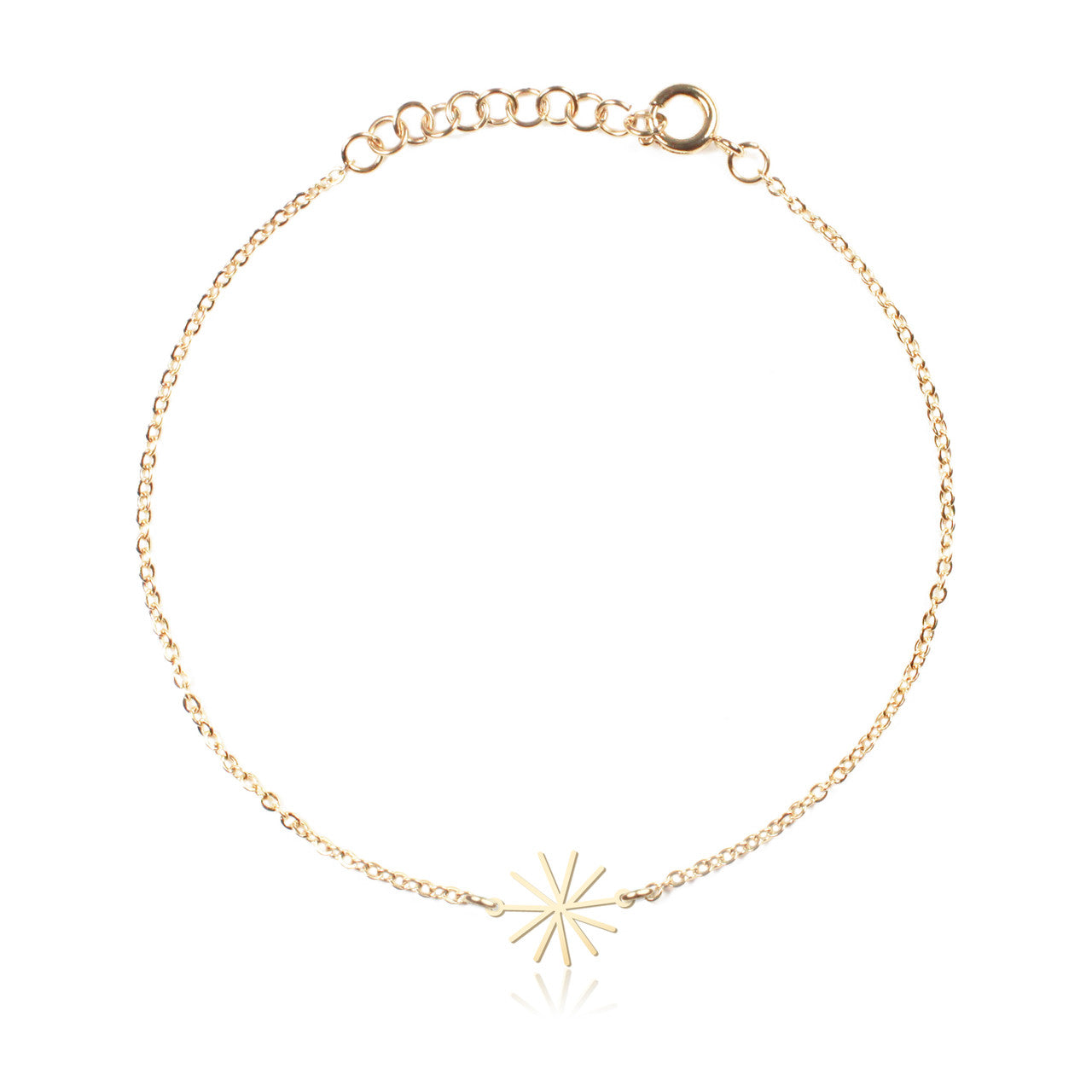 Moorigin, gold paper reed bracelet, fine chain, Edinburgh, Lily Luna, laser cut