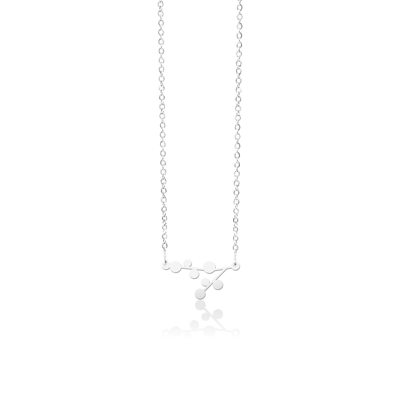 Moorigin snow days stainless steel necklace with berry motif