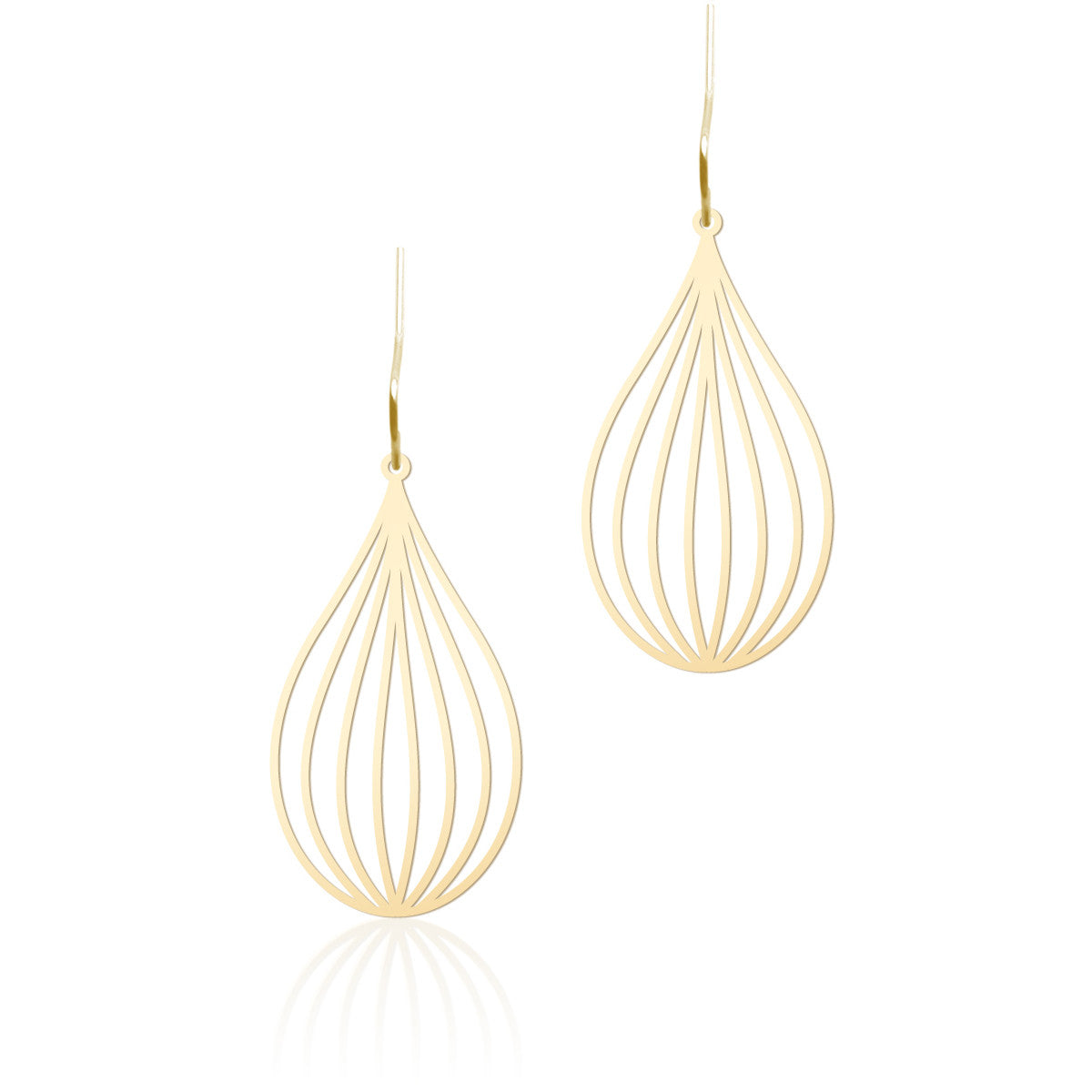 Moorigin  jewellery gold seed drop earrings stainless steel 