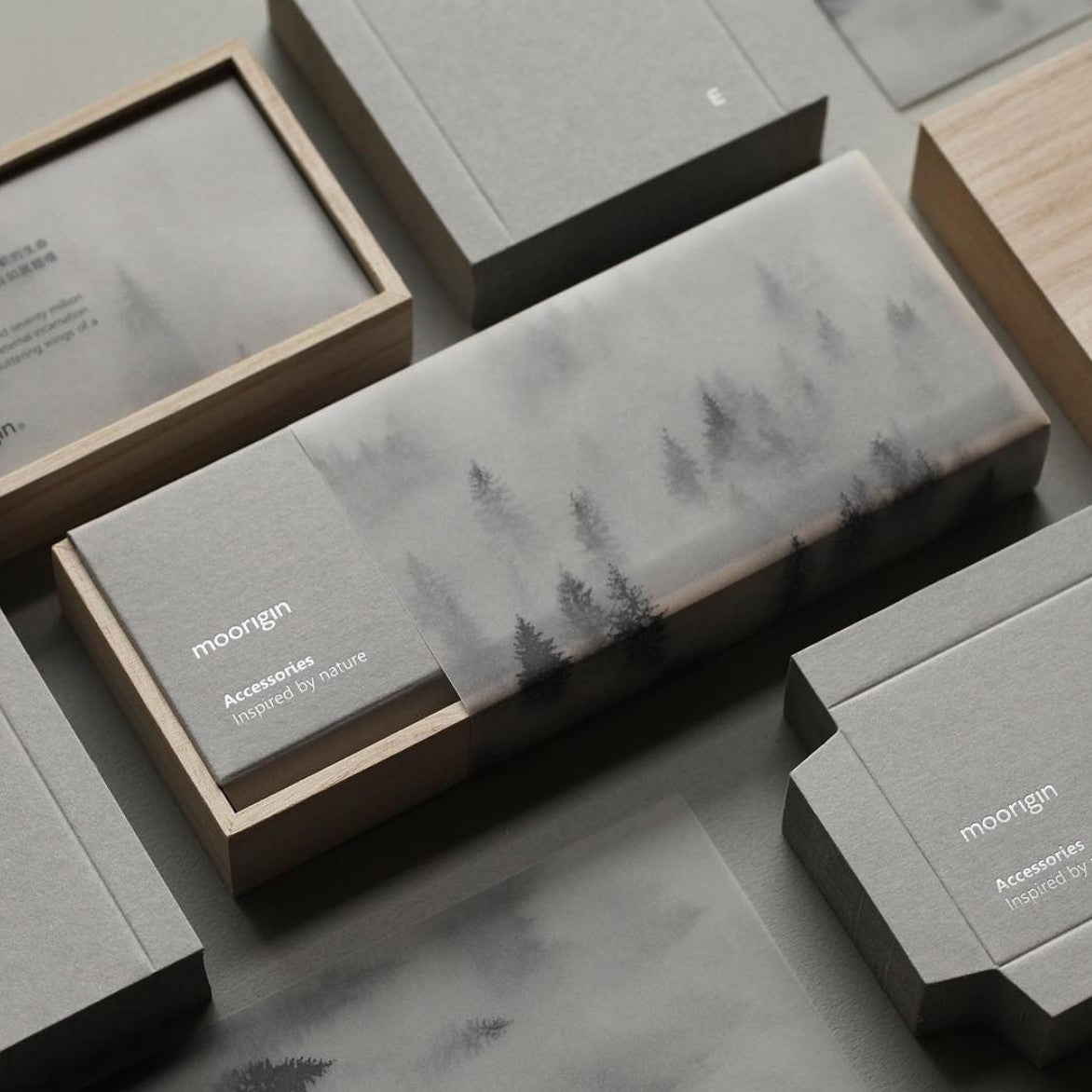 Moorigin  jewellery packaging box design 