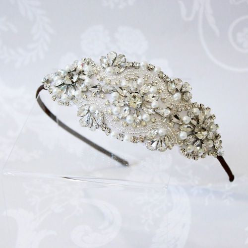 'Sandra' Art Deco Side Headband