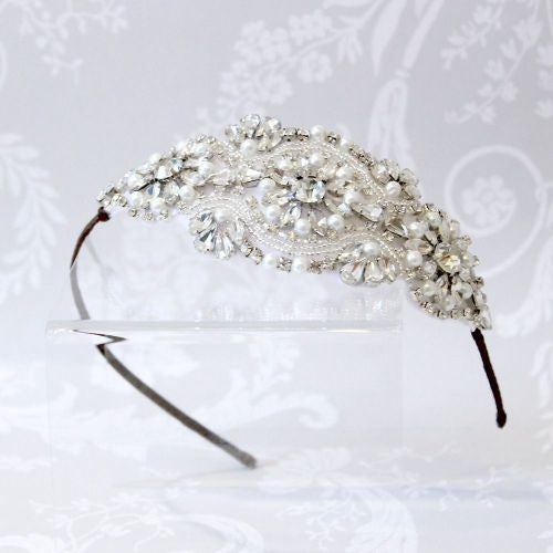 'Sandra' Art Deco Side Headband