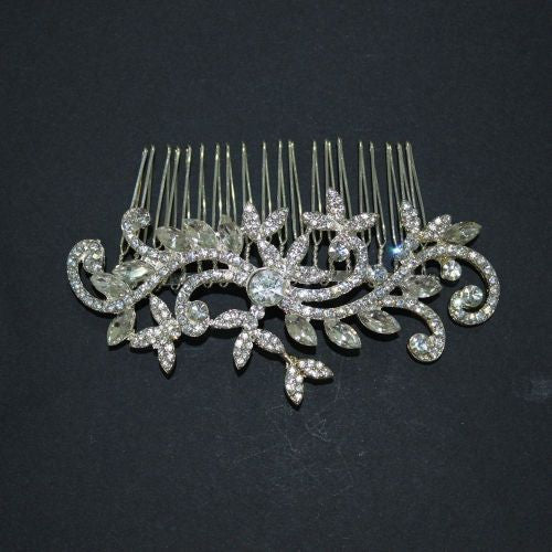 'Sasha Great Gatsby' Vintage Inspired Diamante Wedding Hair Comb