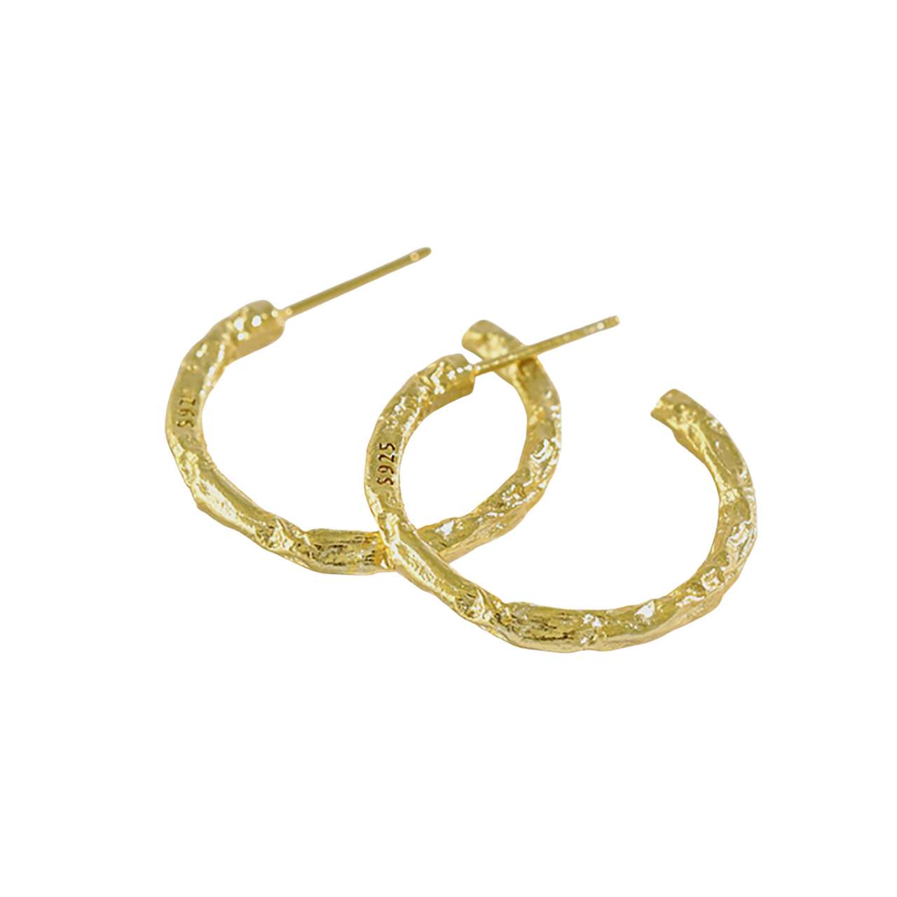 janus_edinburgh_organic_sterling_silver_gold_vermeil_rocky_hoop_aso_earrings