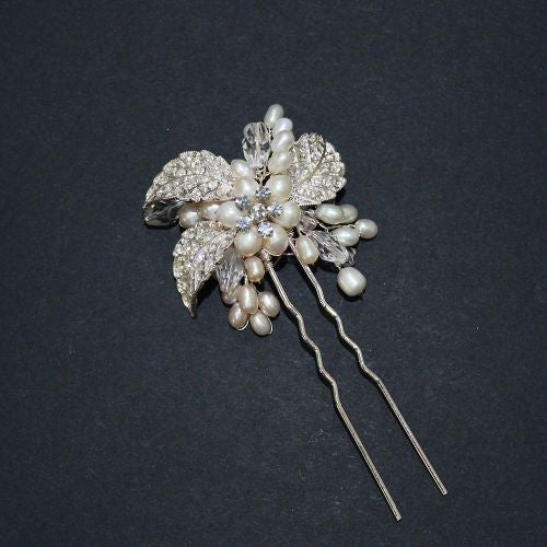 'Tracey' Flower Bridal Hair Pin