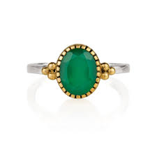 Sundar Ring - Green Onyx